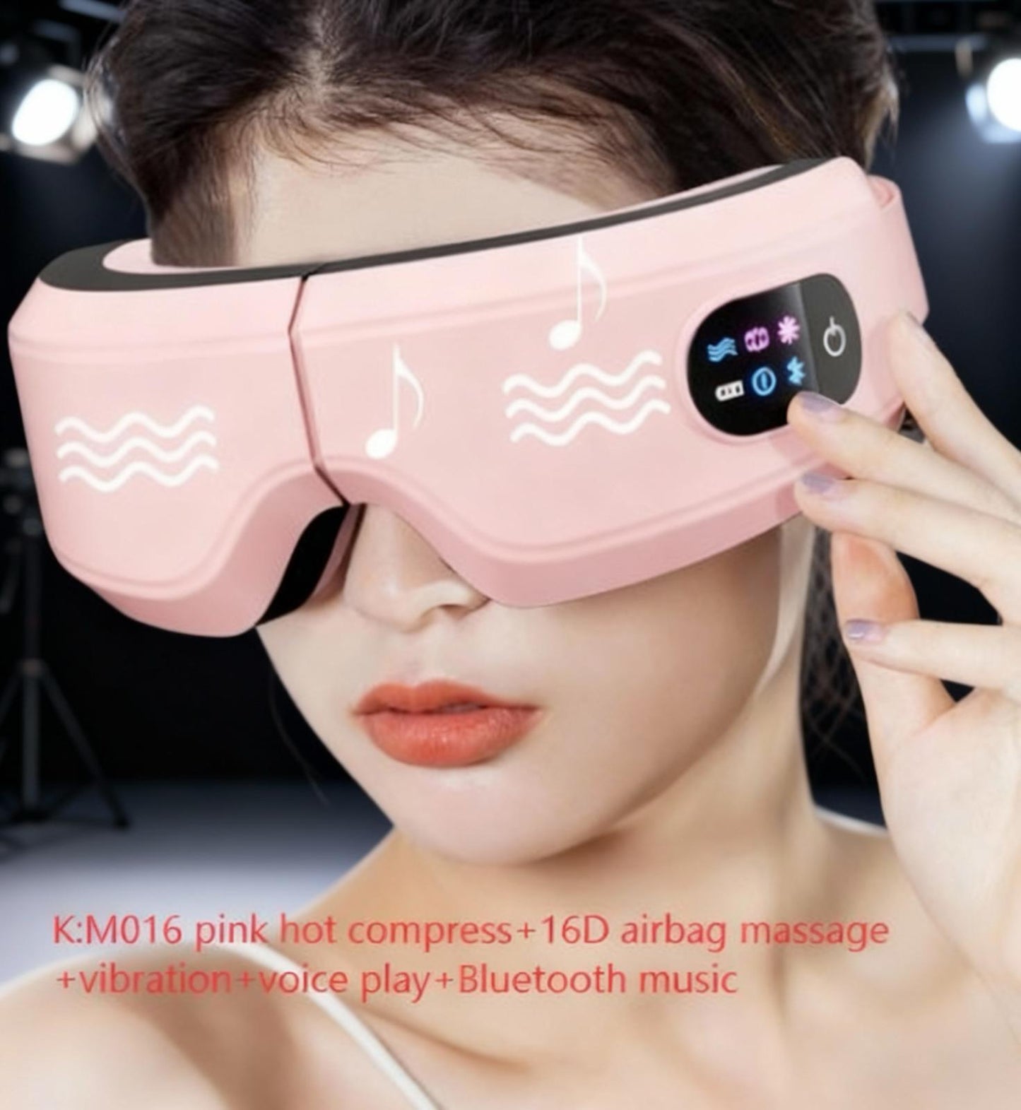 VisionAir Pro — Smart Eye Massager (Air Pressure + Heat Therapy)