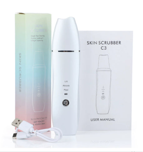UltraGlow Skin Pro™ – Ultrasonic Facial Exfoliation & Deep Cleansing Device