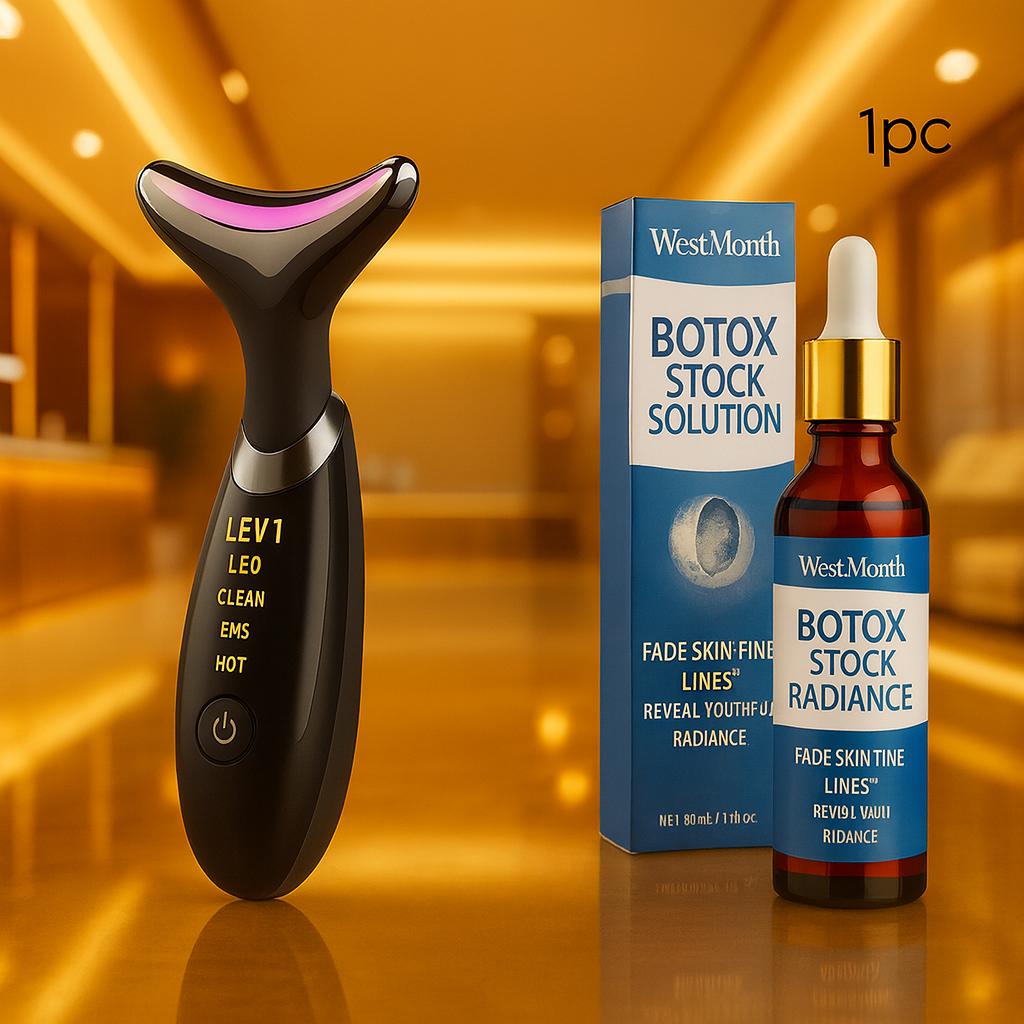 EMS Thermal Lifting & Sculpting Device  LED Photon Neck & Face Rejuvenation