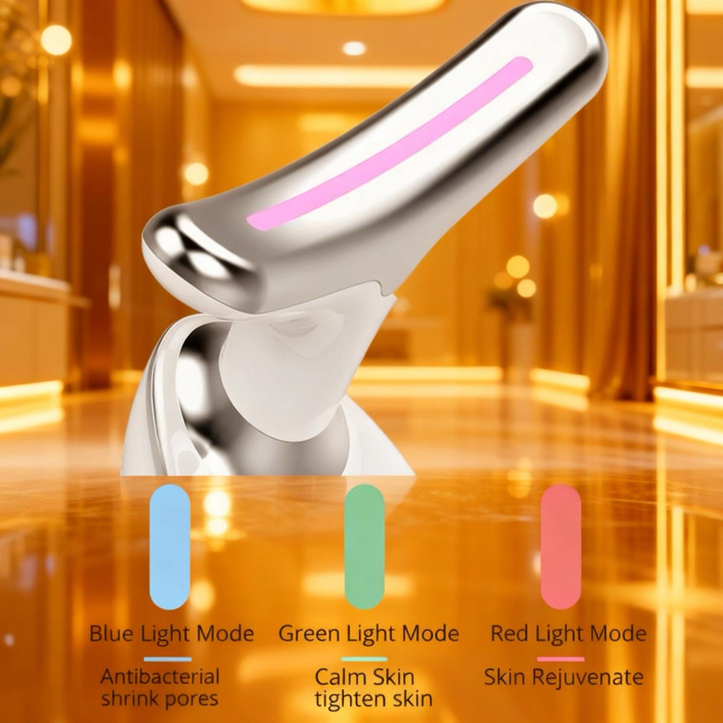 EMS Thermal Lifting & Sculpting Device  LED Photon Neck & Face Rejuvenation