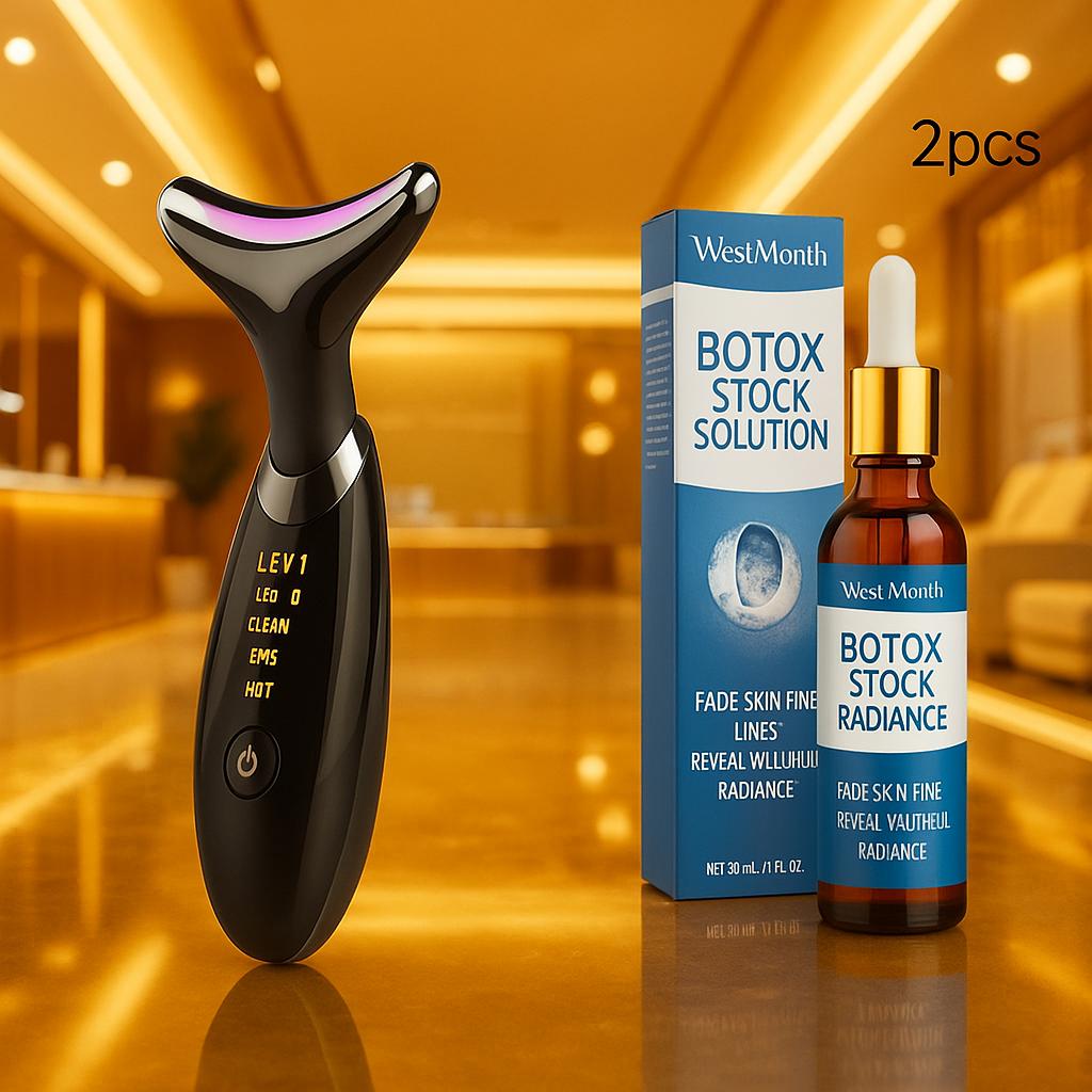 EMS Thermal Lifting & Sculpting Device  LED Photon Neck & Face Rejuvenation