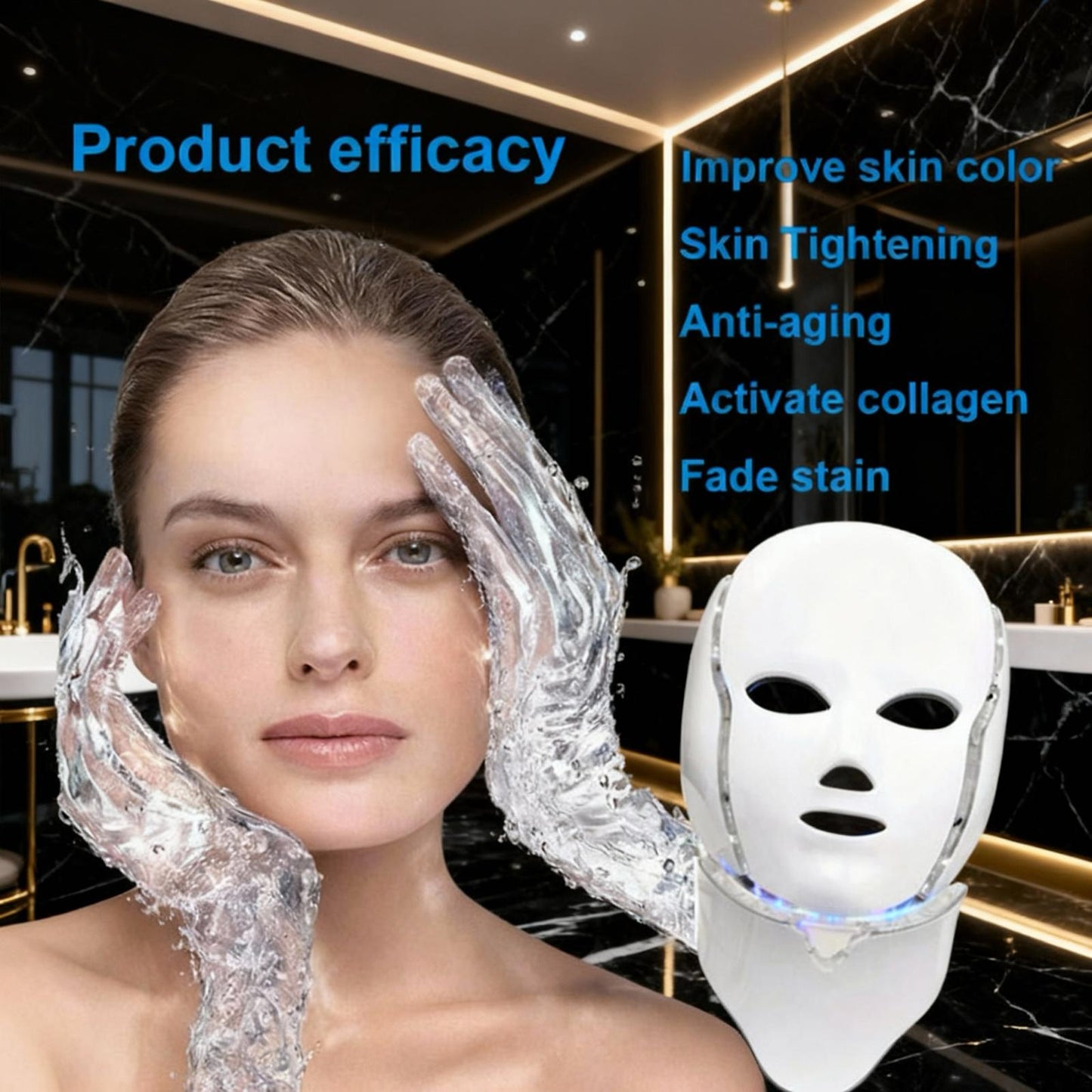 LuminaMask Pro — 7-Color LED Phototherapy Rejuvenation System