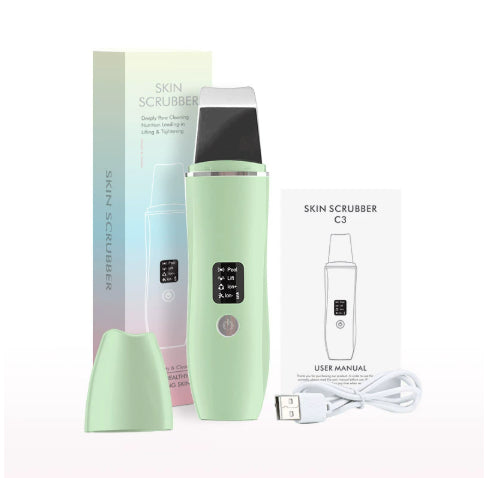 UltraGlow Skin Pro™ – Ultrasonic Facial Exfoliation & Deep Cleansing Device