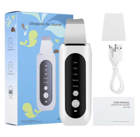 UltraGlow Skin Pro™ – Ultrasonic Facial Exfoliation & Deep Cleansing Device